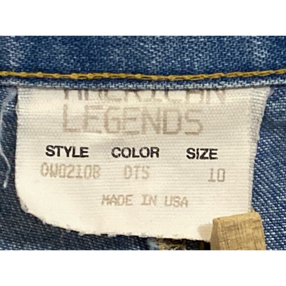 Vtg American Legends Blue Jeans Womens Size 10 Cotton Retro USA Pleated Mom 80s - Picture 7 of 7